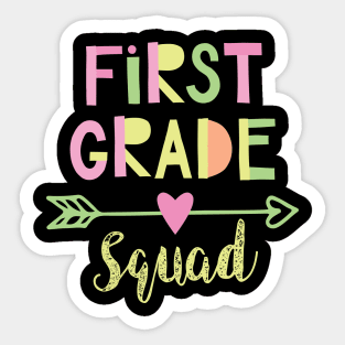 1st Grade Squad Sticker